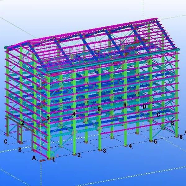 Heavy Wind Loading Steel Structure Warehouse