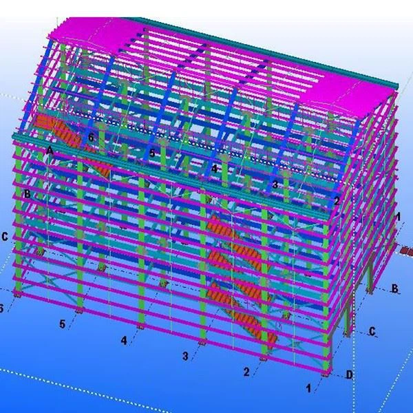 Heavy Wind Loading Steel Structure Warehouse